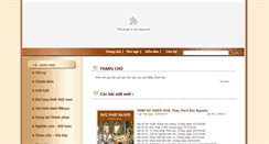 Desktop Screenshot of giotnangchonnhu.org